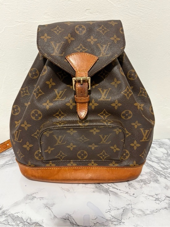 Louis Vuitton Montsouris MM Monogram Backpack Authenticated Vintage main image 8